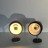 Pair of 50s Disderot Delmas spotlights in modernist style