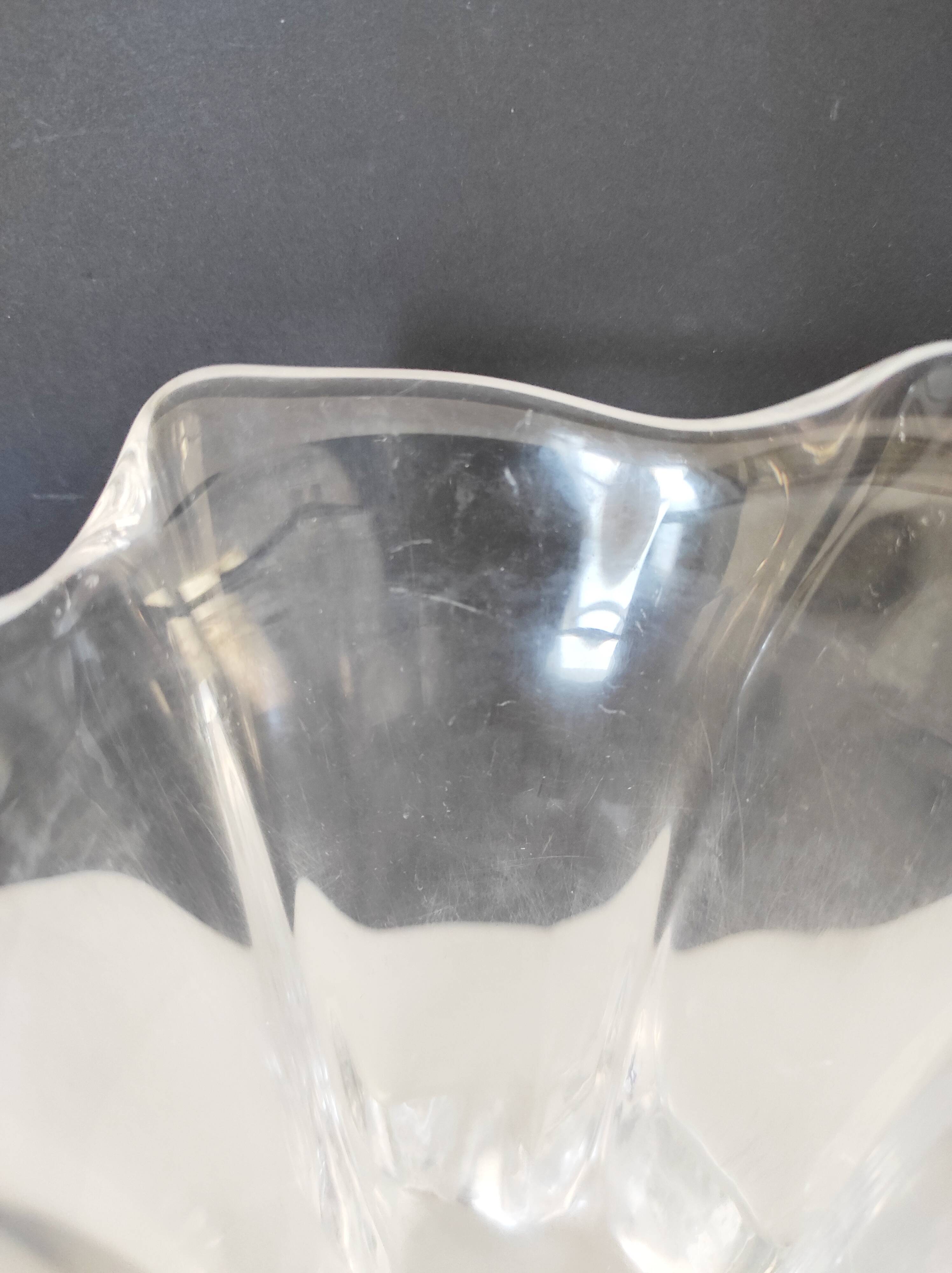 Daum France crystal vase