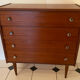 Commode teck vintage scandinave