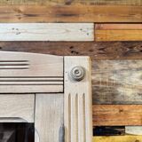 Aero-sanded oak library - 1940s