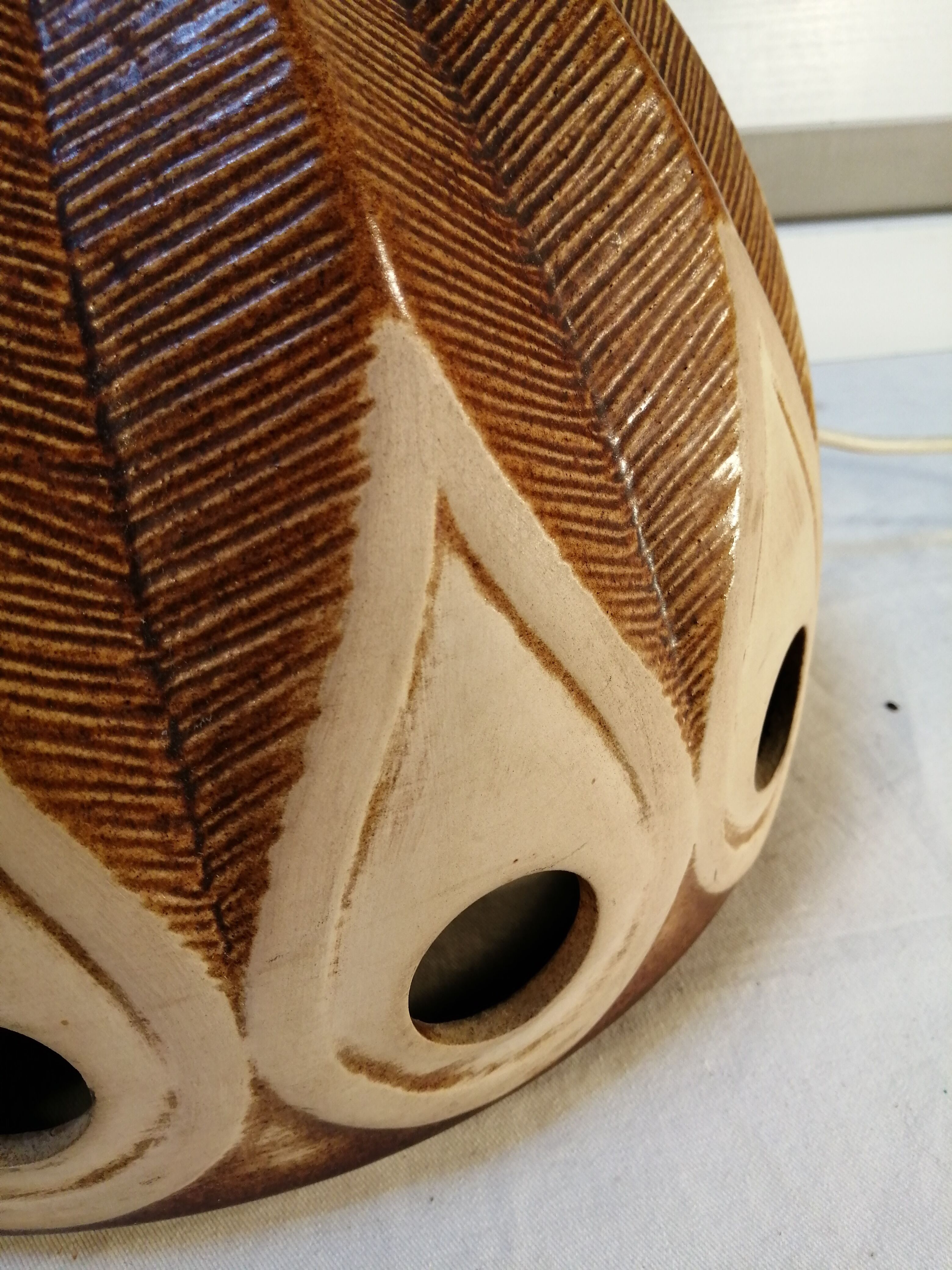 Vintage XXL ceramic table lamp