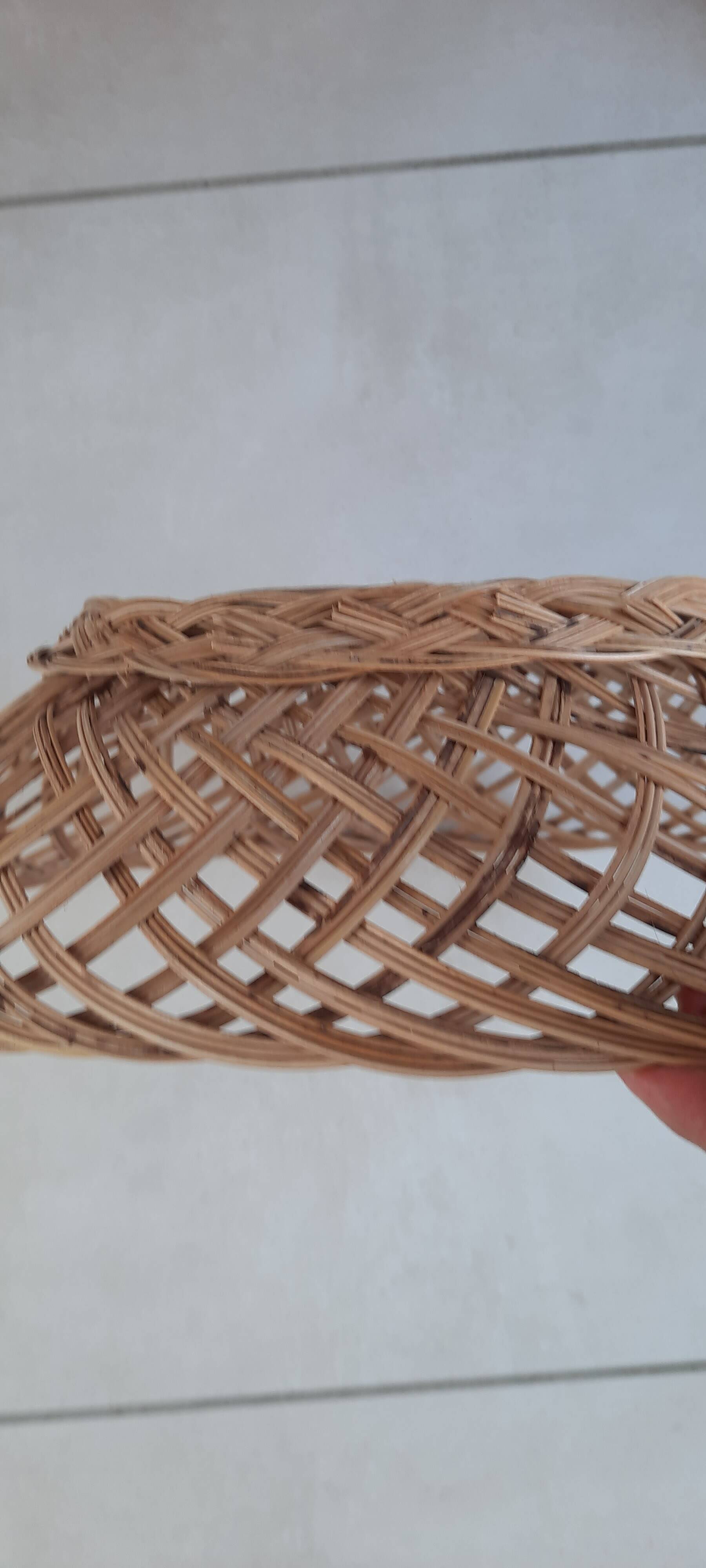 Large antique wicker basket