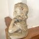 Bust of a little girl signed Gustave Van Vaerenbergh