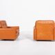 Danish Modern cognac leather armchairs from 1960’s