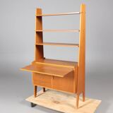 Multifunction teak bookcase 1960 Denmark