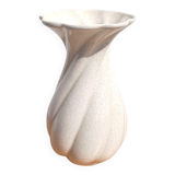 Vintage cracked ceramic vase from the Charolles pottery.
