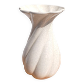 Vintage cracked ceramic vase from the Charolles pottery.