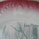 Digoin Sarreguemine talking plate old earthenware