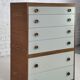 Dresser chiffonnier 6 drawers wenge and satin lacquer