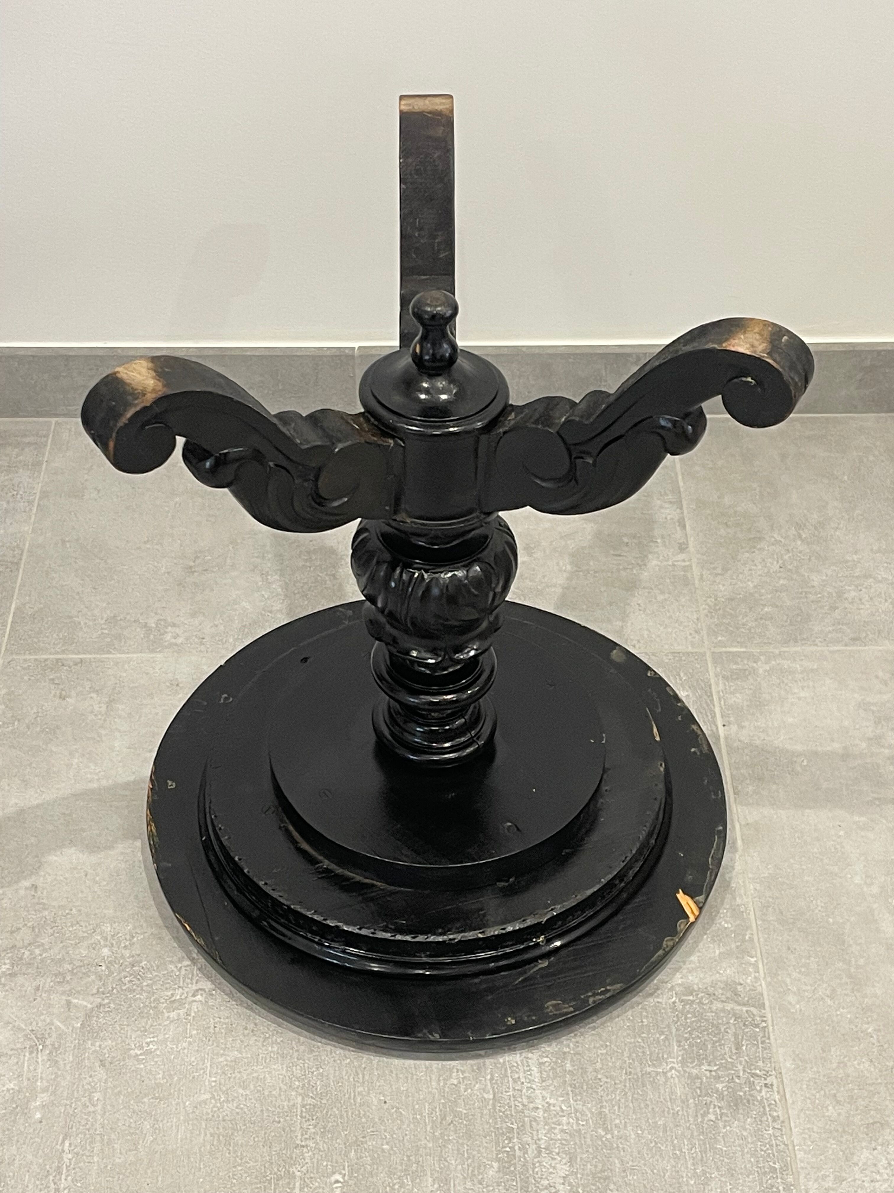 Side table leg tripod Napoleon III