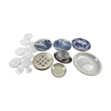 Service depareille glassware and earthenware -4 cutlery - 20 pieces
