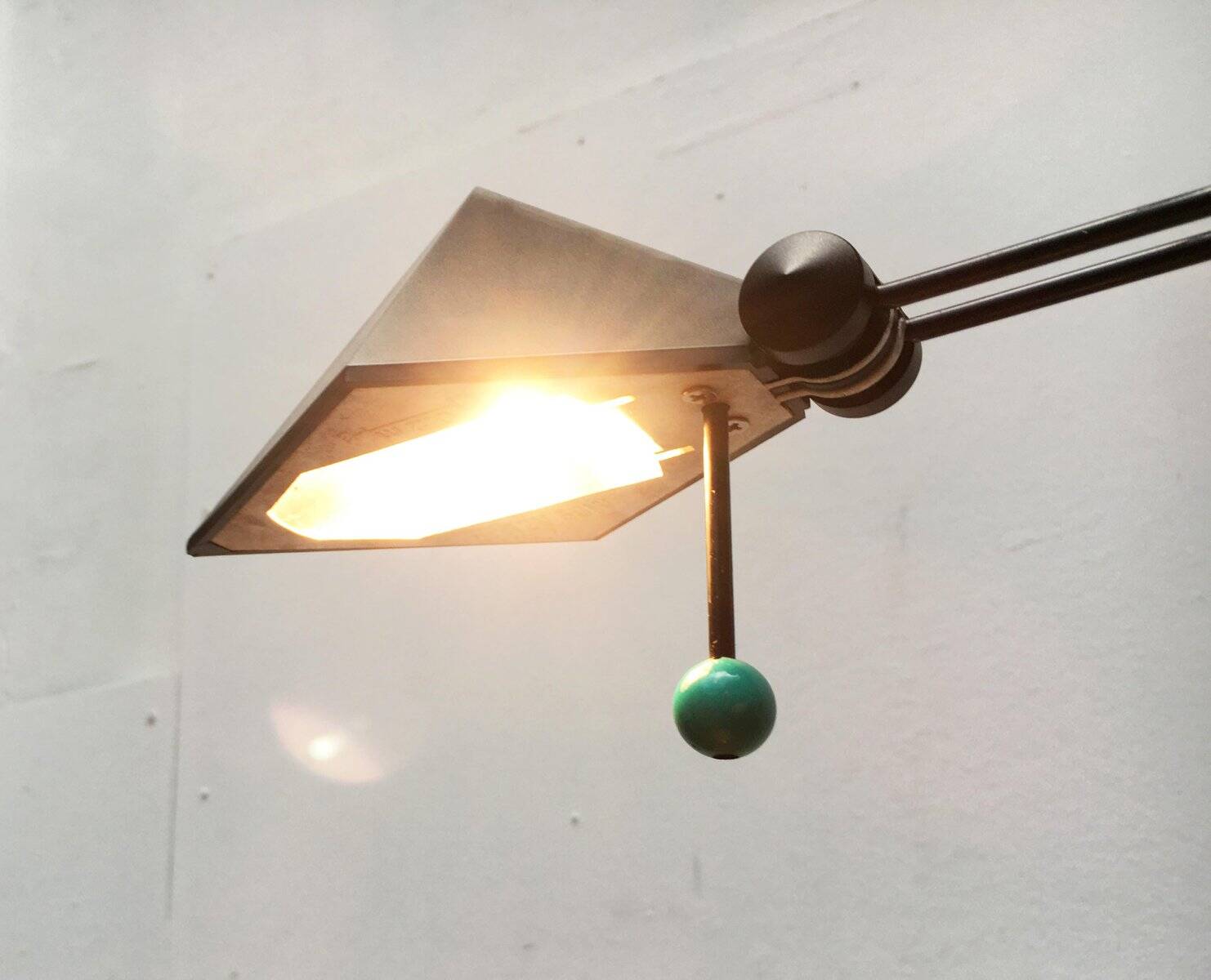 Vintage German postmodern table lamp by Lungean + Pellmann for Brilliant Leuchten