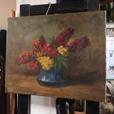 painting still life bouquet