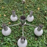 Chrome chandelier