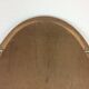 Oval mirror strapping wood 93 x 46 cm
