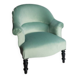 Fauteuil crapaud authentique XIXème restauré