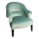 Restored authentic 19th century toad armchair