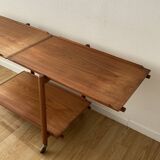 Teak serving trolley by Poul Hundevad from the 60s