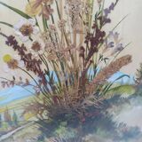 Herbarium on watercolor. the 50's .