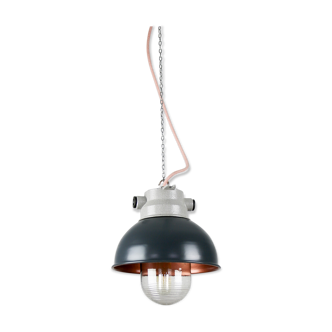 Vintage antracite industrial hanging light from TEP