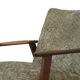 Fauteuil en teck vintage du milieu du siècle