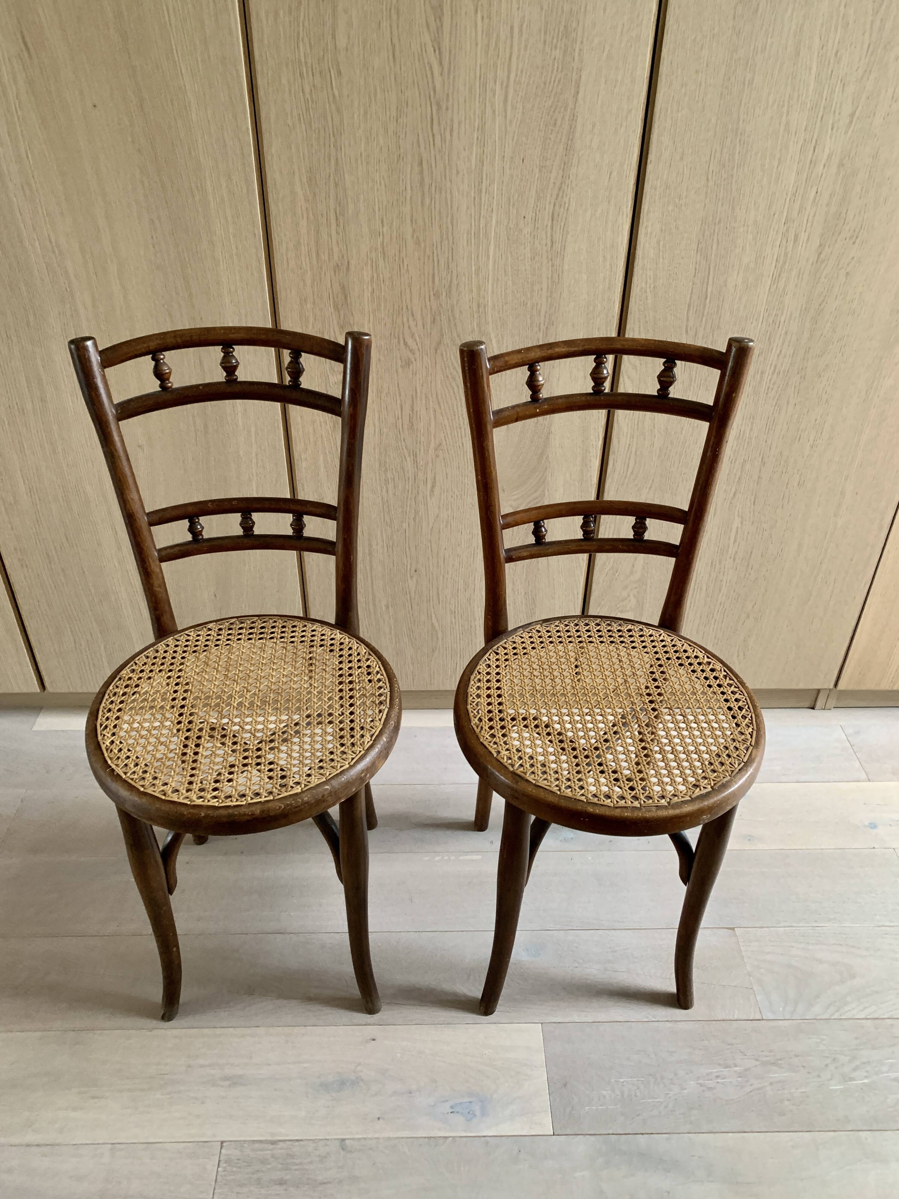Pair of Thonet chairs