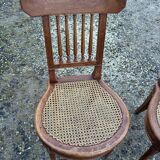 Chaises en cannage 1930