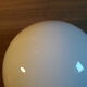 Globe 25cm en verre blanc