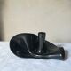 Black ceramic candlestick