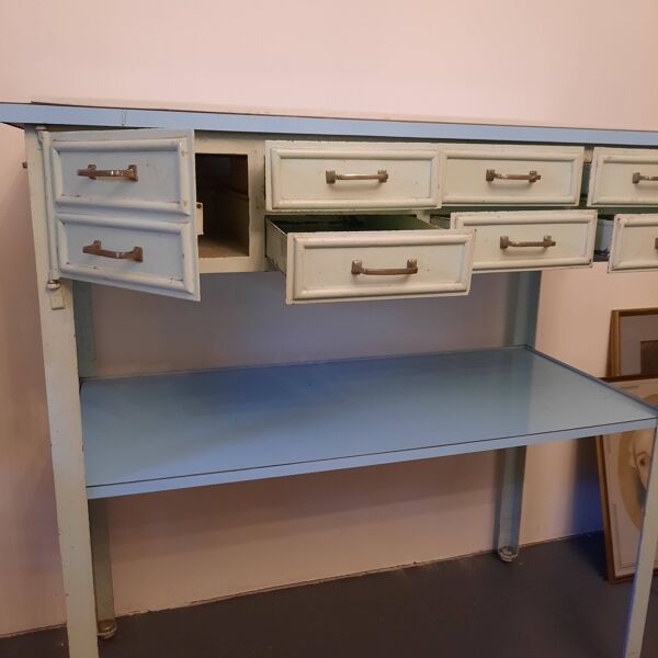 Meuble console de dentiste 1950