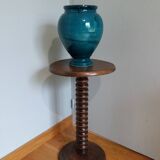 Art Deco ringed turned wood harness