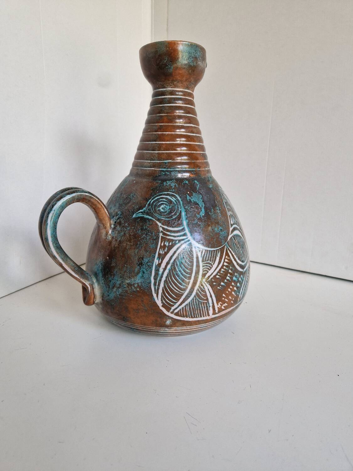 Large Jug Yvon Roy Montgolfier 1960 in Ceramic