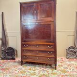 Louis XVI Mahogany Guillotine Secretary, 18th Century