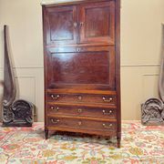 Louis XVI Mahogany Guillotine Secretary, 18th Century