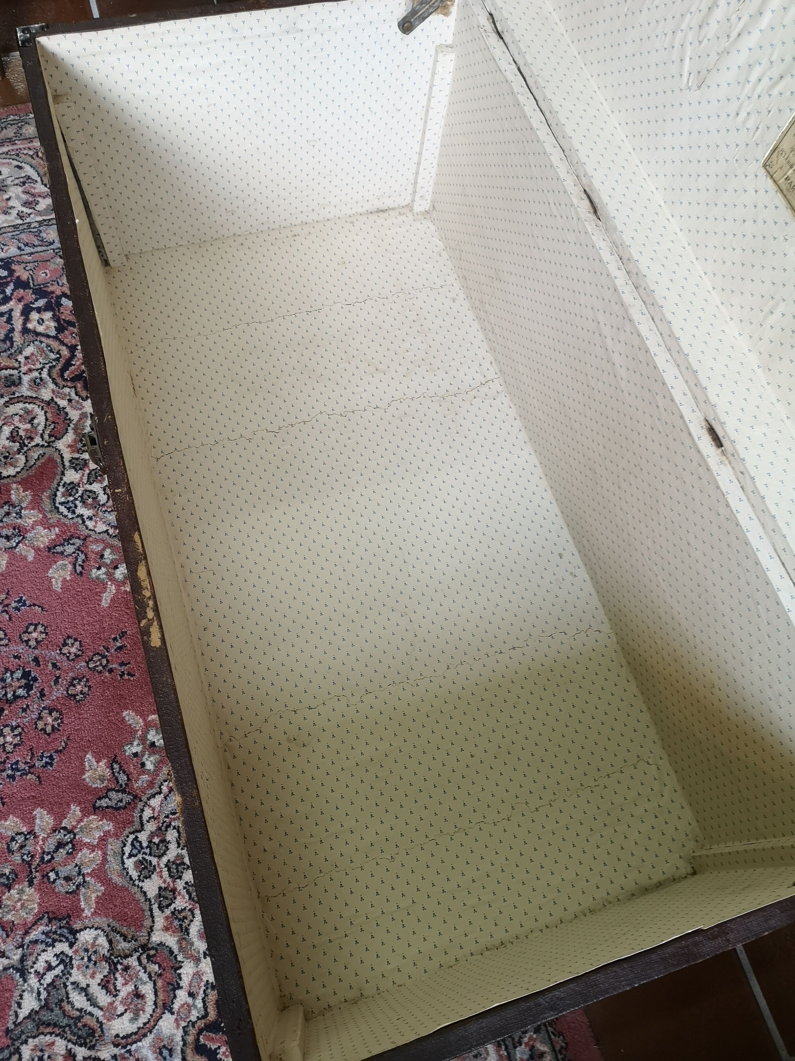 Ancient travel trunk