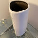 Large vintage vase numbered in pale green and white.