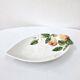 Petit plat ravier vintage céramique barbotine poire made in italy
