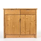 Furniture arc: chest of drawers with two drawers and two pine doors