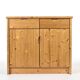 Furniture arc: chest of drawers with two drawers and two pine doors