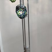 Lampadaire  cascade « Grappes de raisins » en verre multicolore