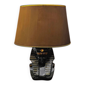 Lampe sphinx vintage en céramique