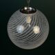 Vintage Swirl Murano pendant lamp, Italy, 1970s