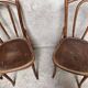 Série de 6 chaises bistrot vintage