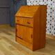 Secretary scandinavian teak gold vintage 1960