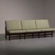 Three-seater sofa by Ilmari Tapiovaara for Paolo Arnaboldi, Italy 1957