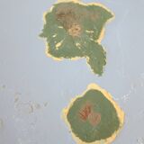 blue garden furniture "The earth is flat"