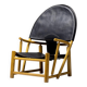 Piero Palange - G23 "Hoop" chair in Saddle black leather
