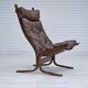 1970’s, Norwegian design, "Siesta" lounge chair by Ingmar Relling, leather, bentwood.