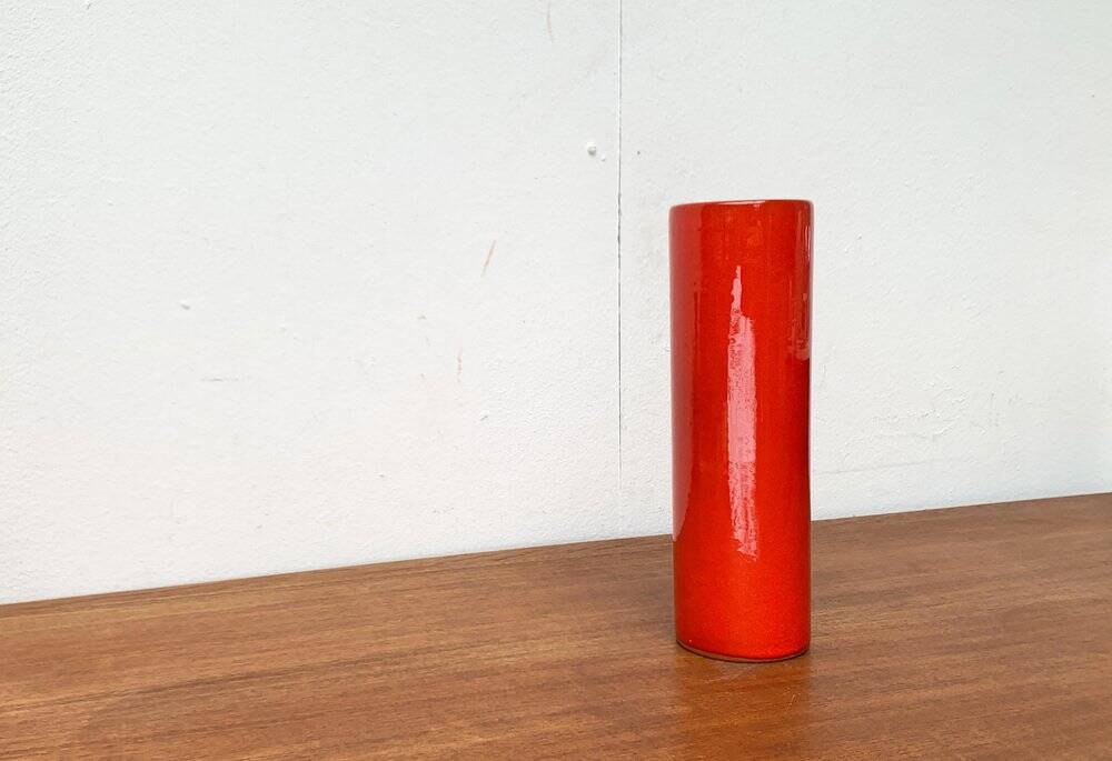 Mid-century minimalist vase WGP in West German ceramic by Marschner Kunsttöpferei, 1960s.
