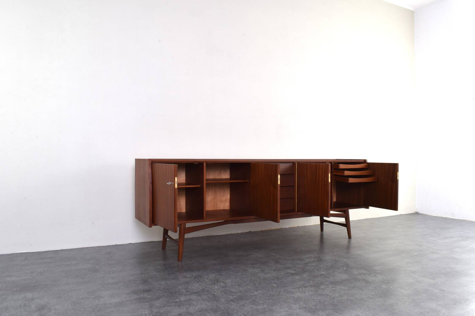 Mid-Century Danish Teak Sideboard, 1960s.